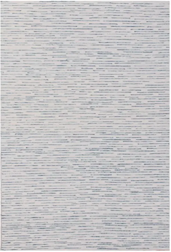 LR Home Babylon Ivory Blue 8'x10' Area Rug