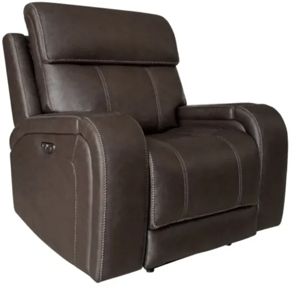 Behold Home Newport Walnut Dual Power Recliner