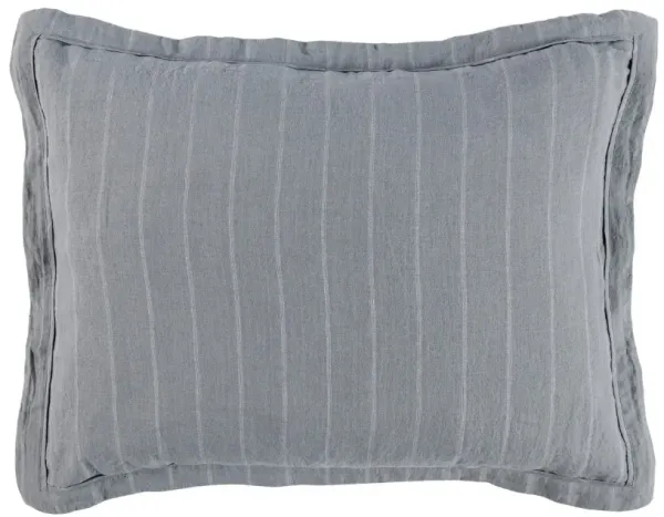 Classic Home Monaco 3-Piece Sea Fog Queen Linen Sheet Set