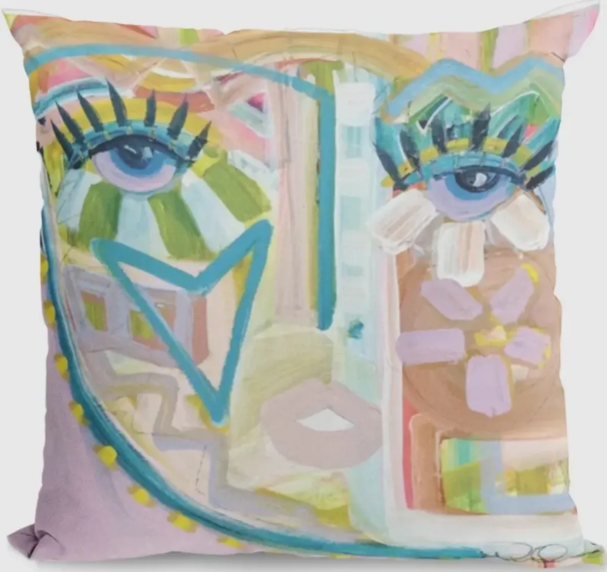 Windy O'Connor Be Hippie Chica Velvet Toss Pillow