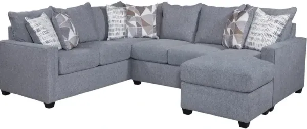 Behold Home Scout 2-Piece Ash Gray Sectional