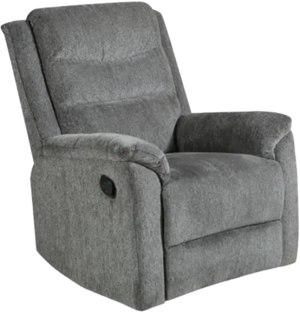 Behold Home Abington Charcoal Glider Recliner