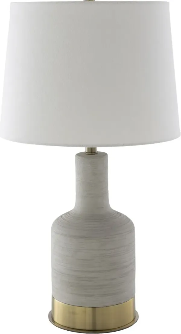 Surya Brae White Lamp