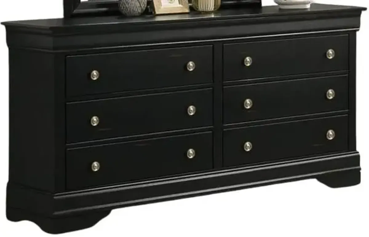 Lifestyle 0393A Antique Black Dresser