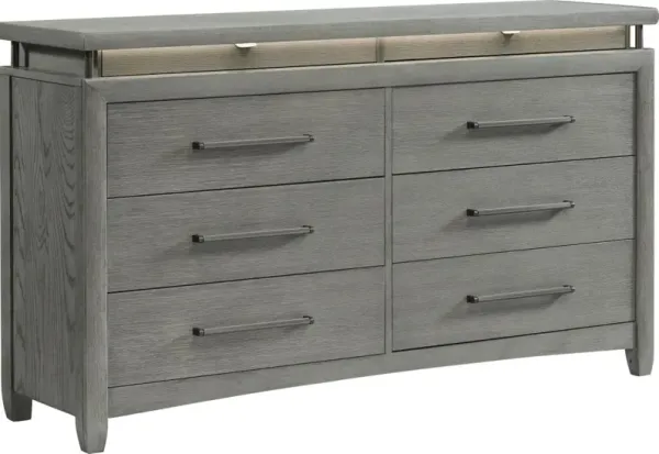 Holland House Furniture Chelsea Gray Dresser