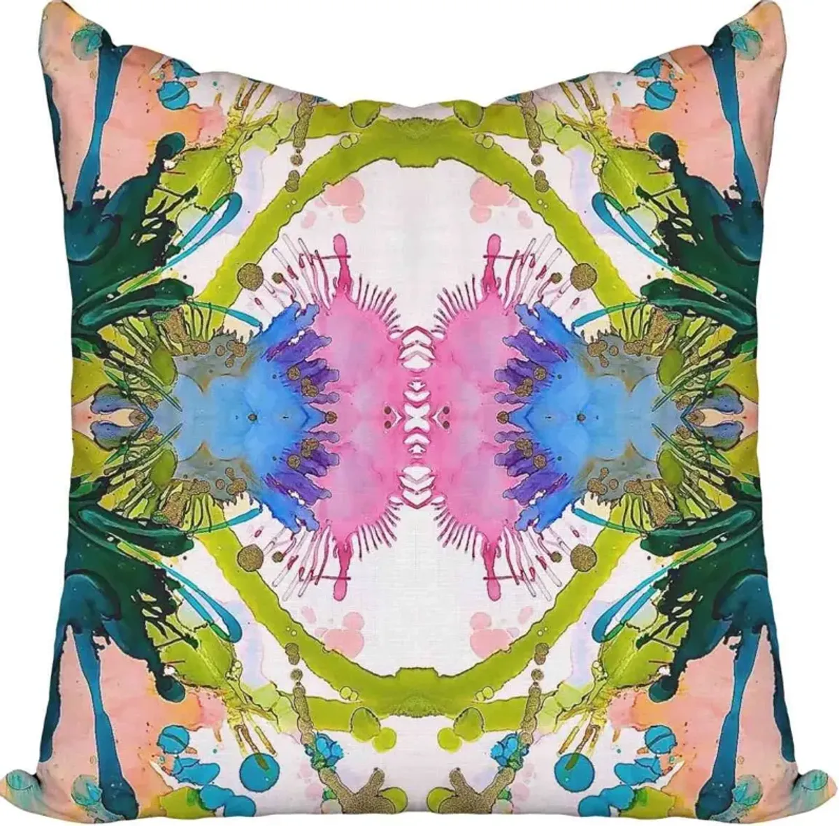 Windy O'Connor Carnevale Multi-Colored Toss Pillow