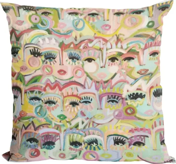Windy O'Connor Cheeky Chica's Chica Pillow