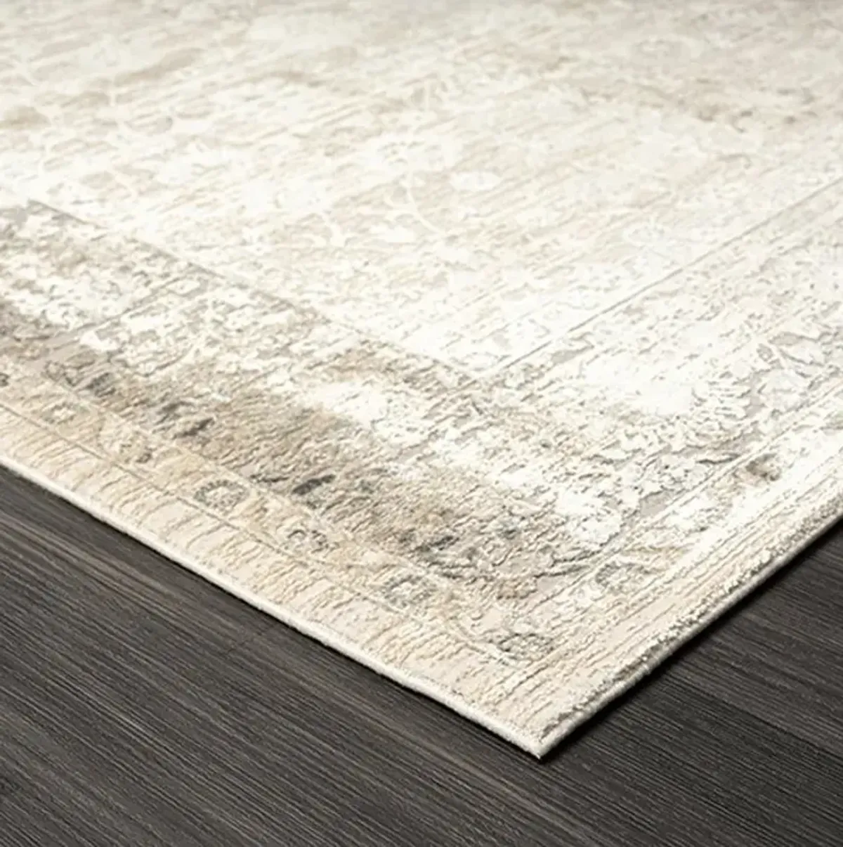 LR Home Cheshire Gray/Beige 8'x10' Rectangular Rug