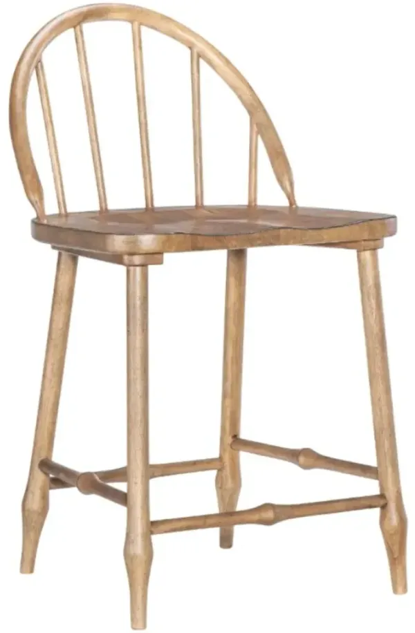 Legacy Classic Vintage Market Barnwood Oak Counter Stool