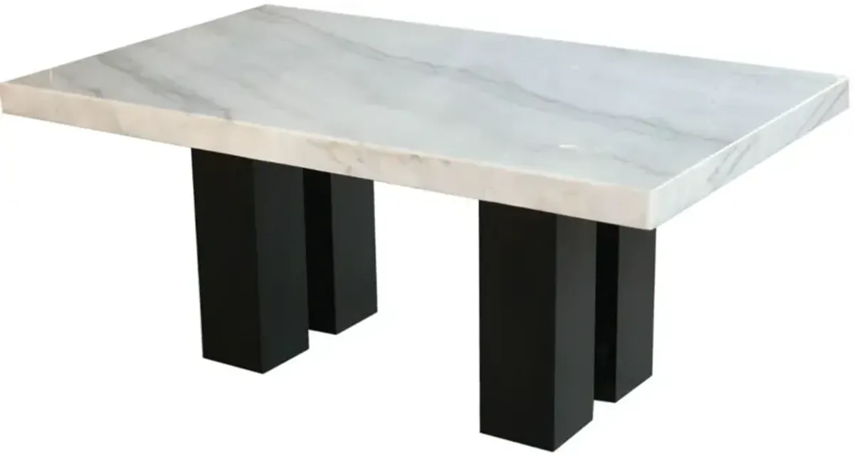 Steve Silver Co.Â® Camila 5-piece White Marble Top Counter Table Set