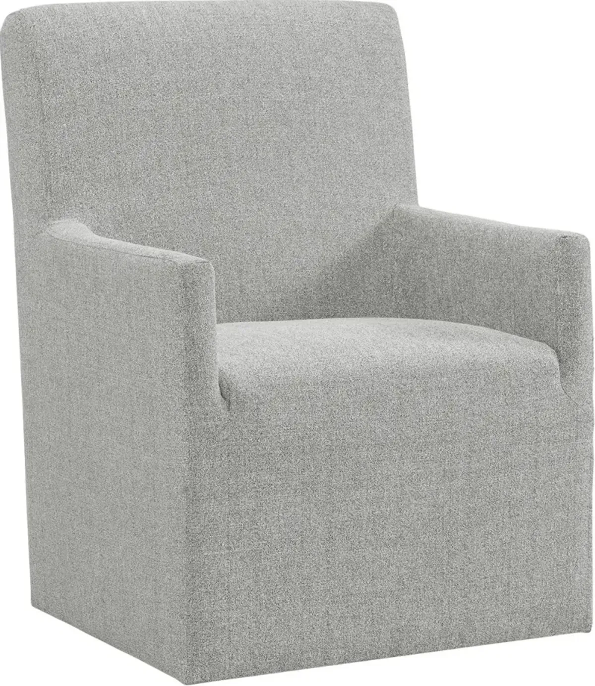 Elements International Nero Gray Arm Chair