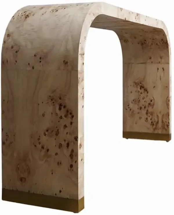 LR Home Console Brown Console Table