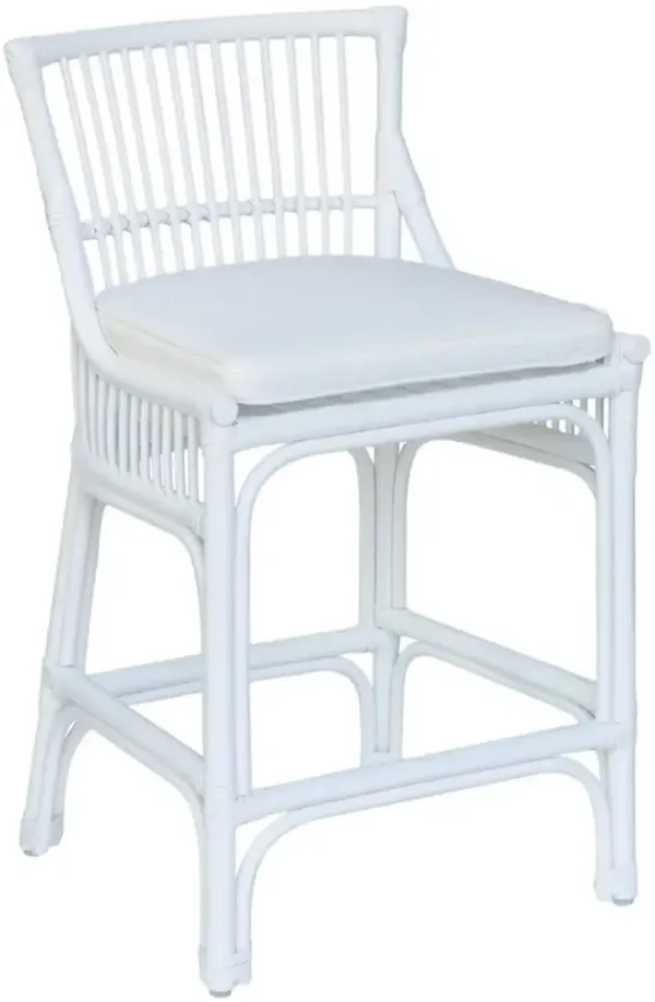 Jeffan Winston II White Counter Stool