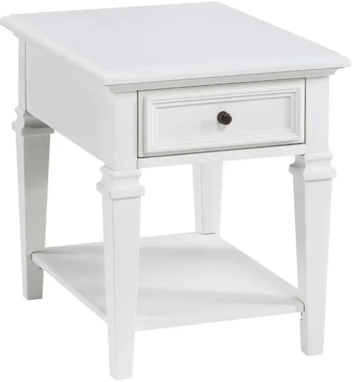 Steve Silver Co. Charlestown White End Table