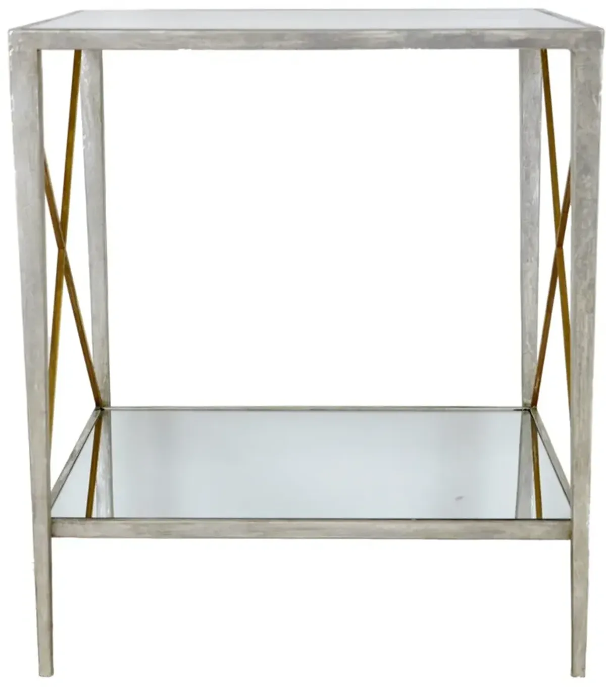 Zeugma ImportsÂ® Silver Side Table