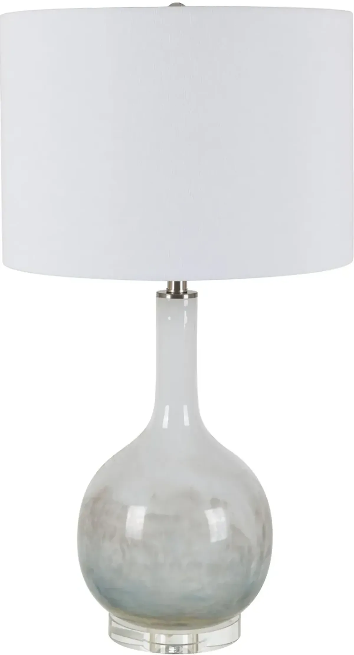 Crestview Collection Coutler Blue and White Bottle Table Lamp