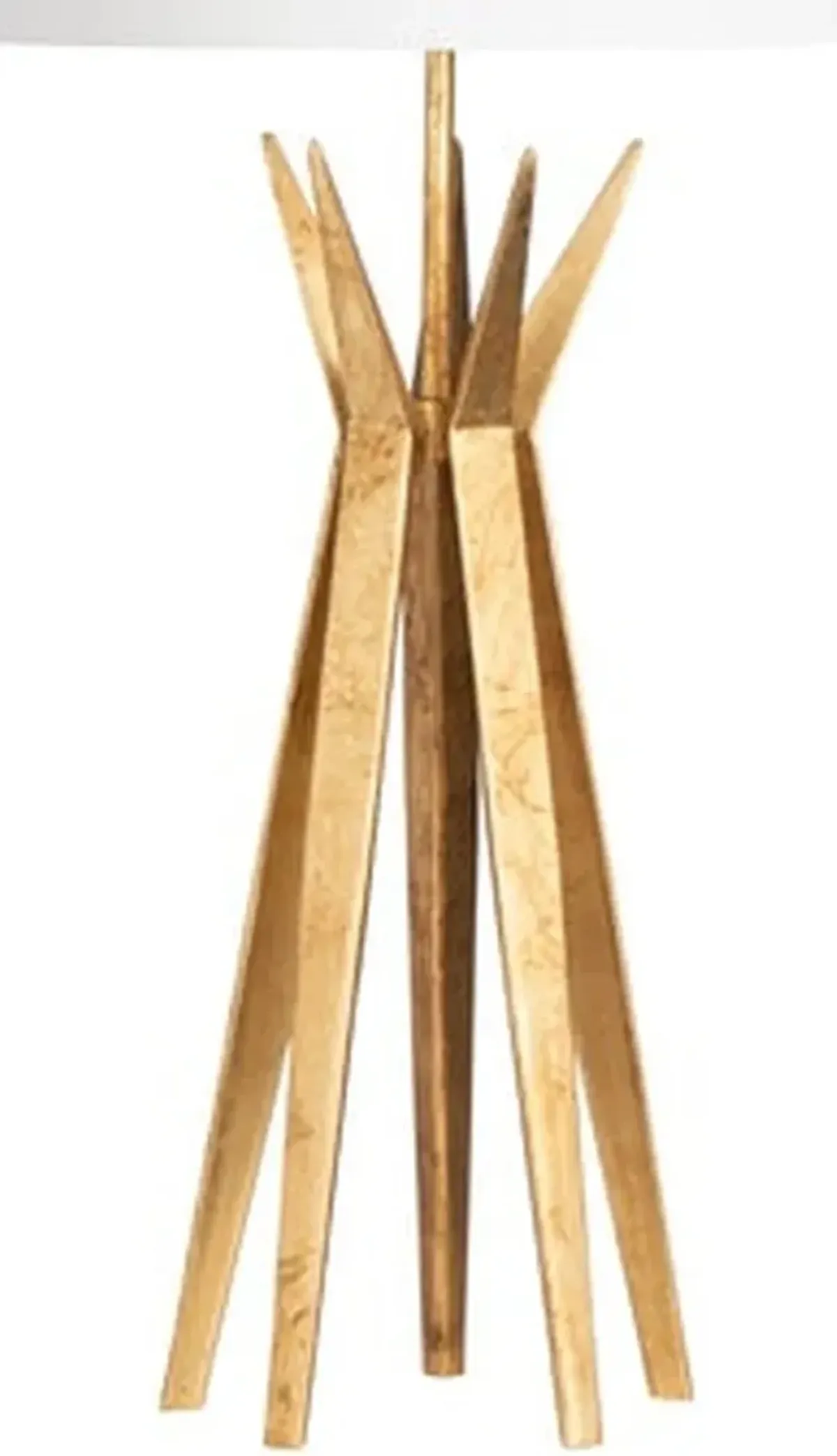 Crestview Collection Capri Gold Leaf Table Lamp