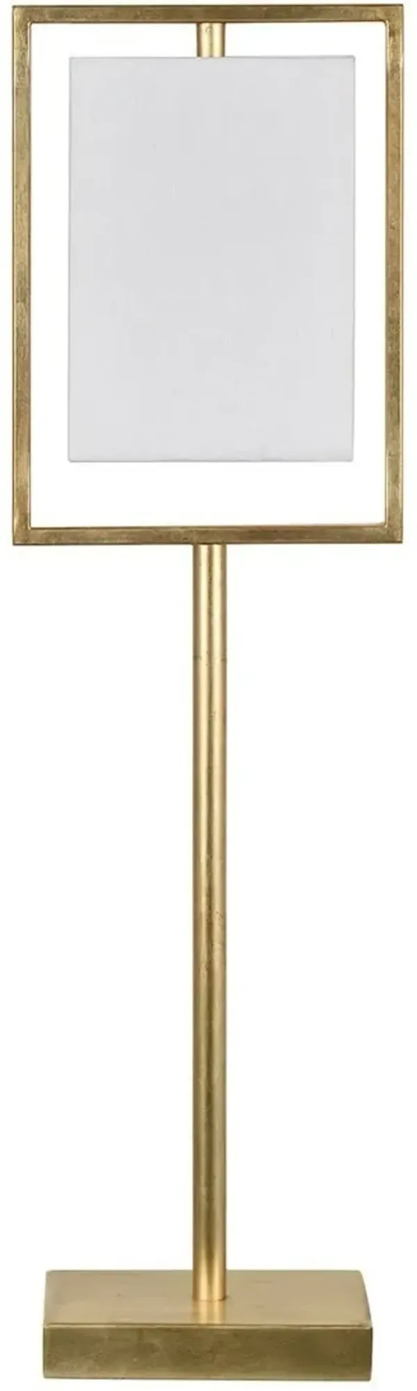 Crestview Collection Huxley Gold/White Buffet Lamp