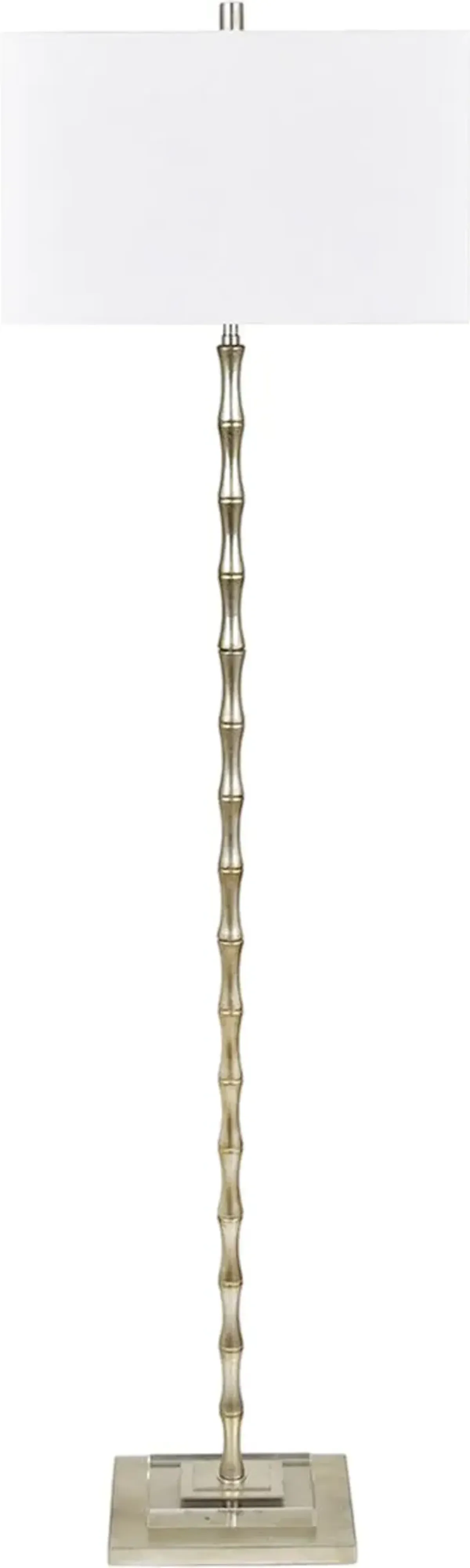 Crestview Collection Emerson Champagne Cast Spindle Floor Lamp
