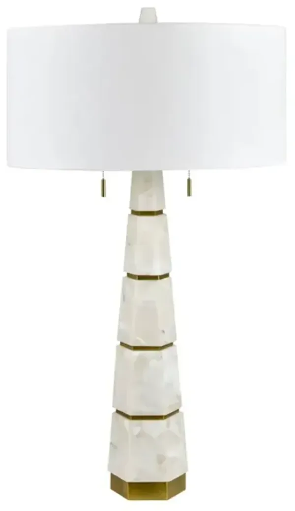 Crestview Collection Bronte Contemporary Table Lamp with Nightlight