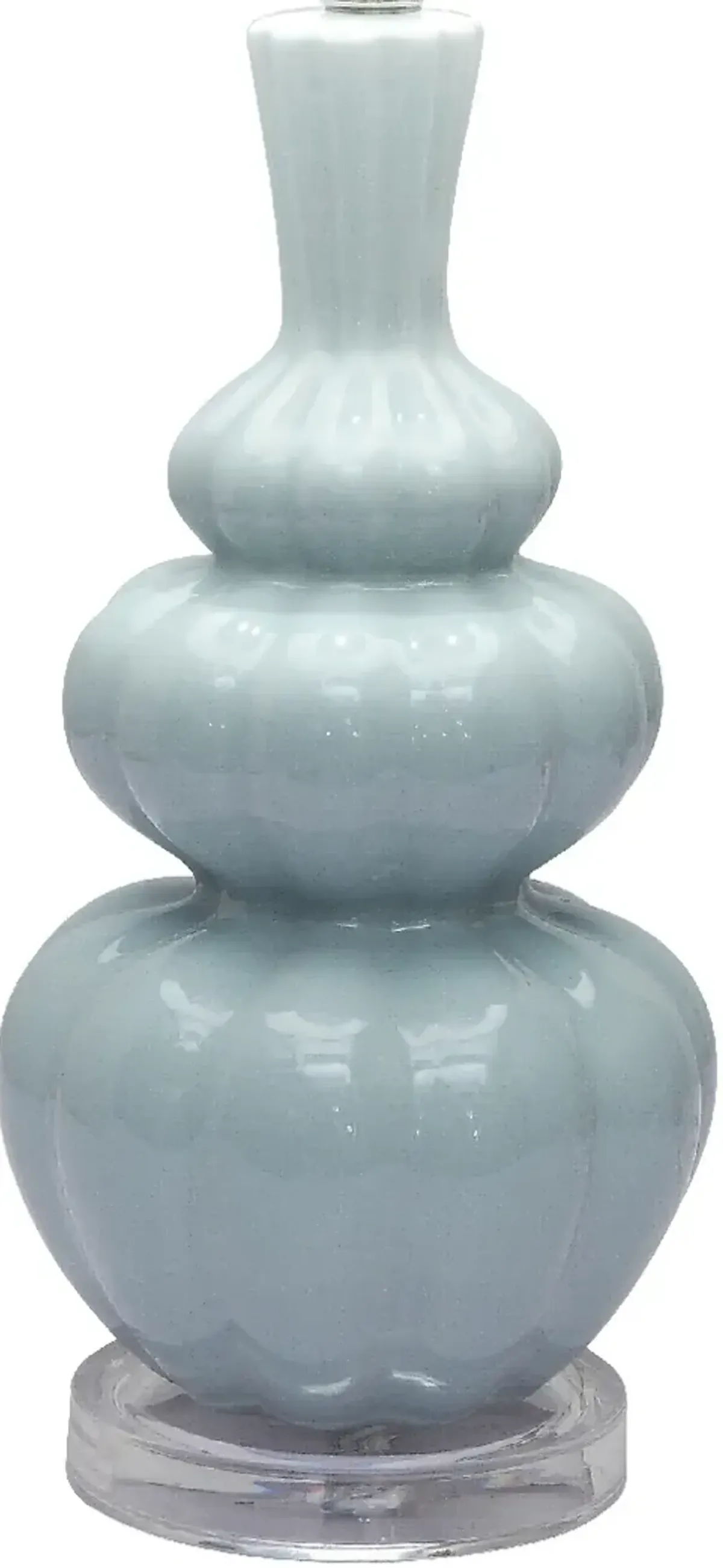 Crestview Collection Strata Pale Blue Table Lamp