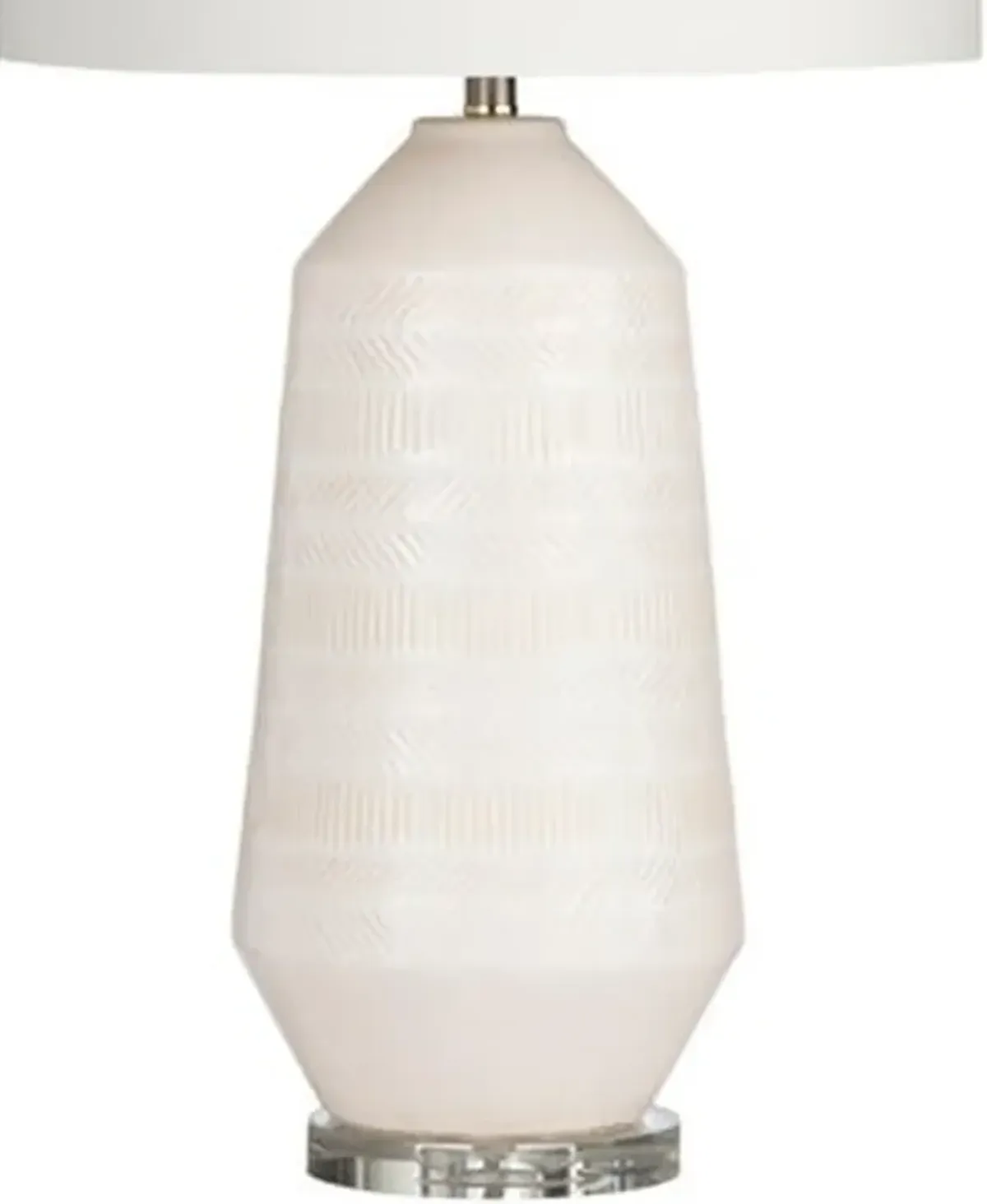 Crestview Collection Sherie White Table Lamp