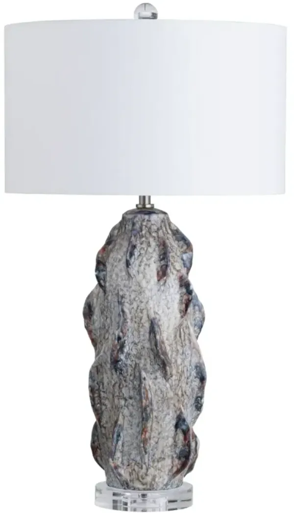 Crestview Collection Mercer Blue Table Lamp