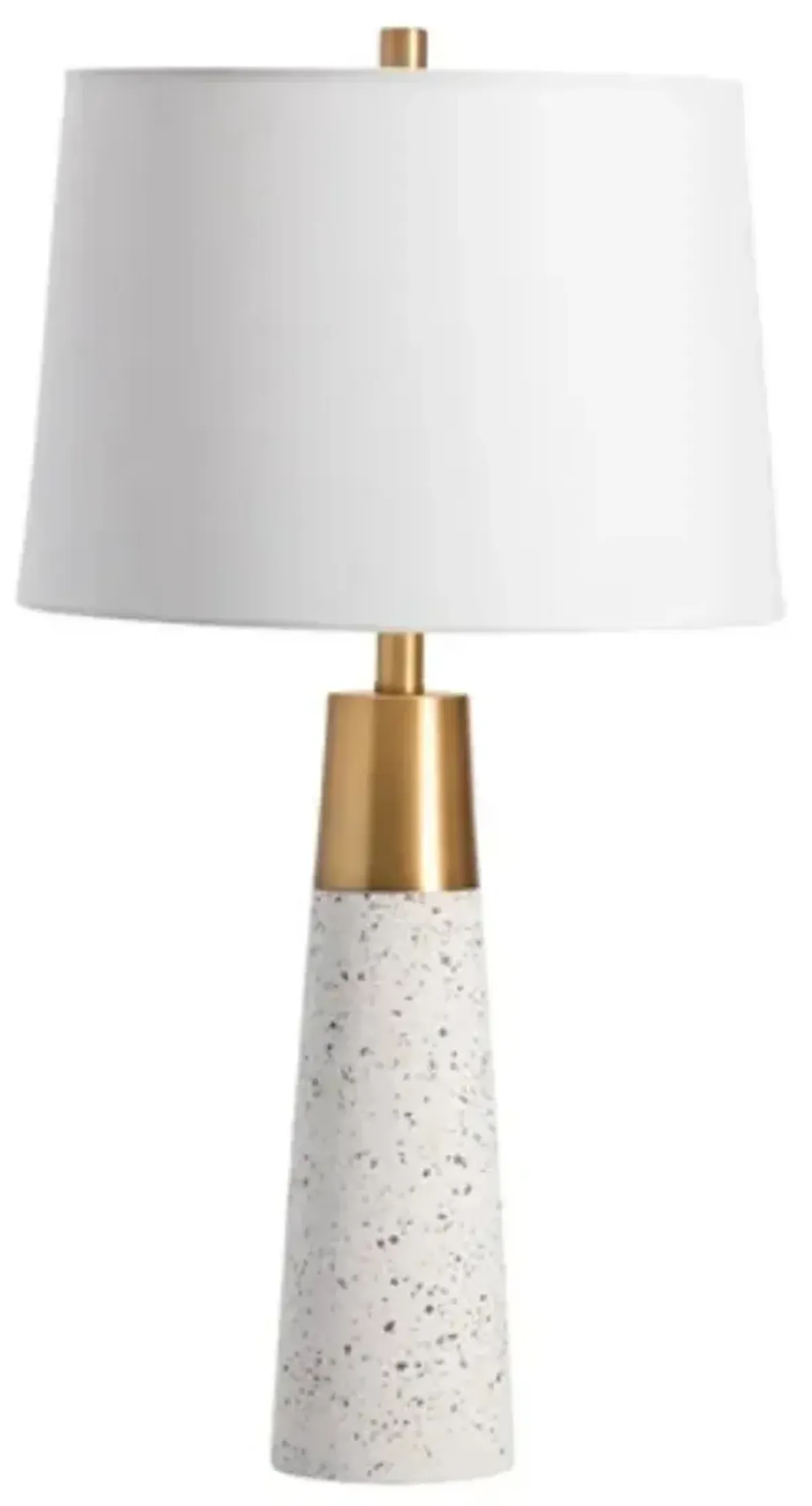 Crestview Collection Claire Stone Antique Brass/Terrazzo Table Lamp
