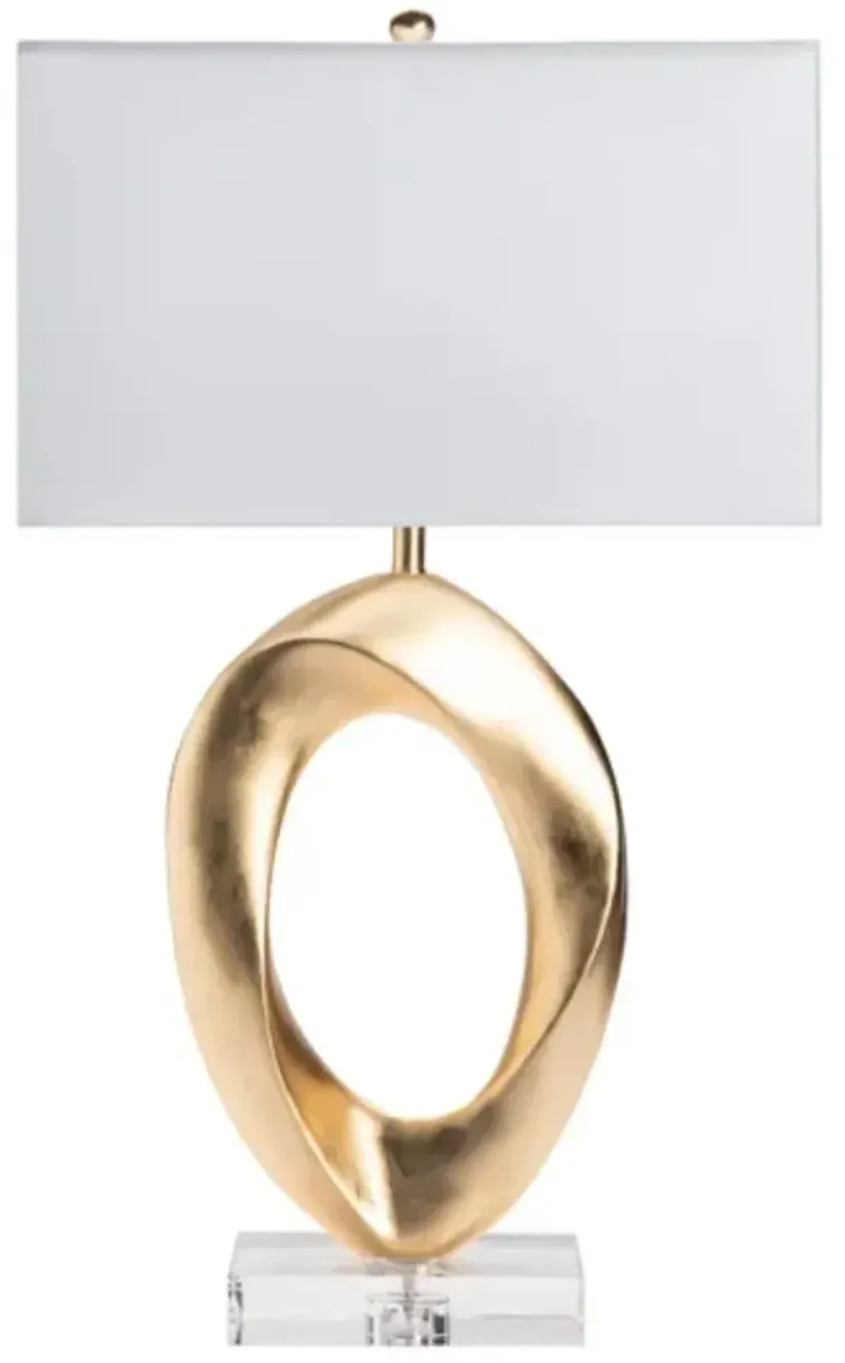 Crestview Collection Apollo Gold/White Table Lamp