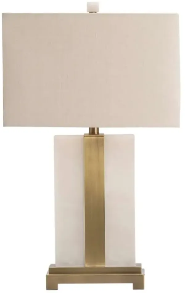 Crestview Collection Steart Alabaster Table Lamp