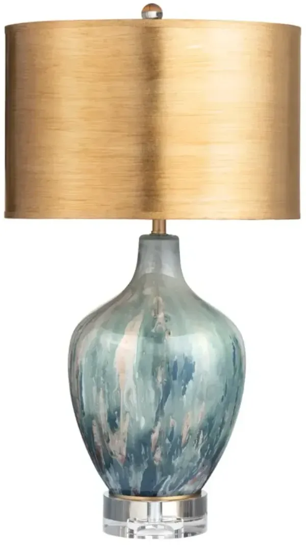 Crestview Collection Fleur Gray Table Lamp