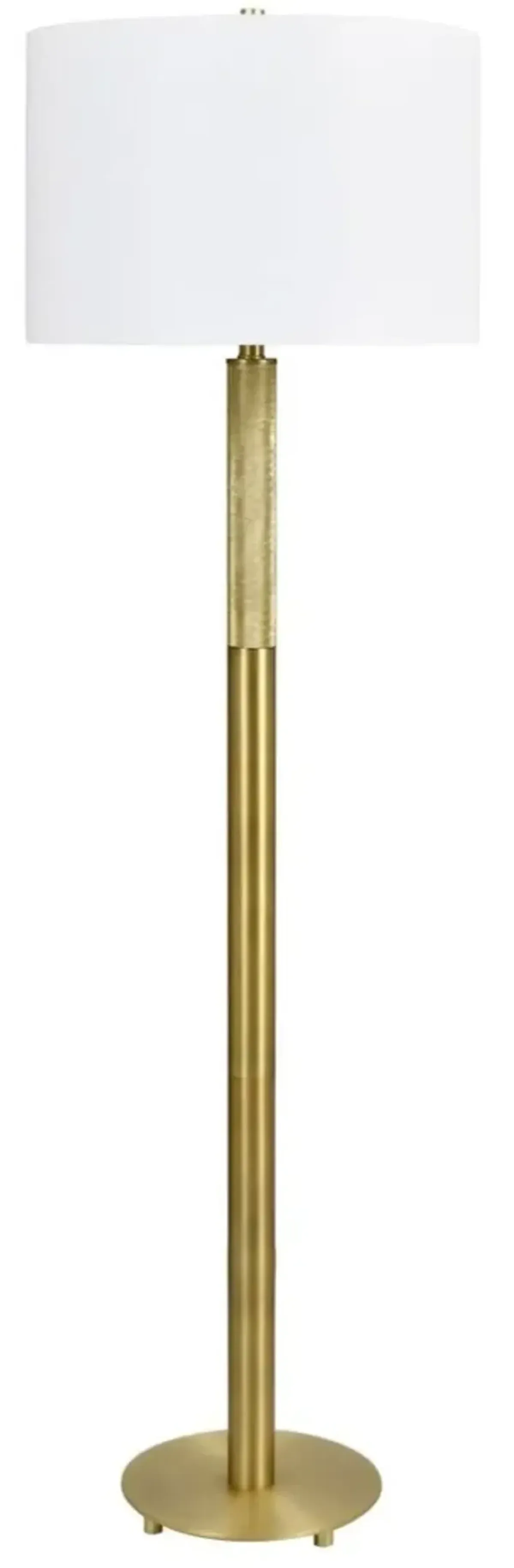 Crestview Collection Lochley Gold Floor Lamp
