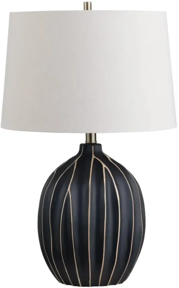 Crestview Collection Evans Black Table Lamp