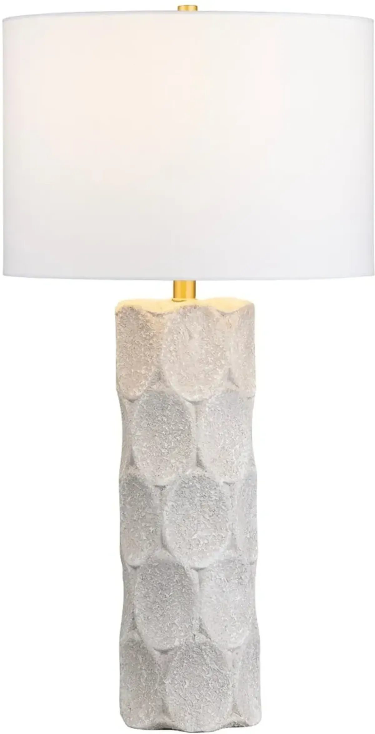 Crestview Collection Ansley White Table Lamp