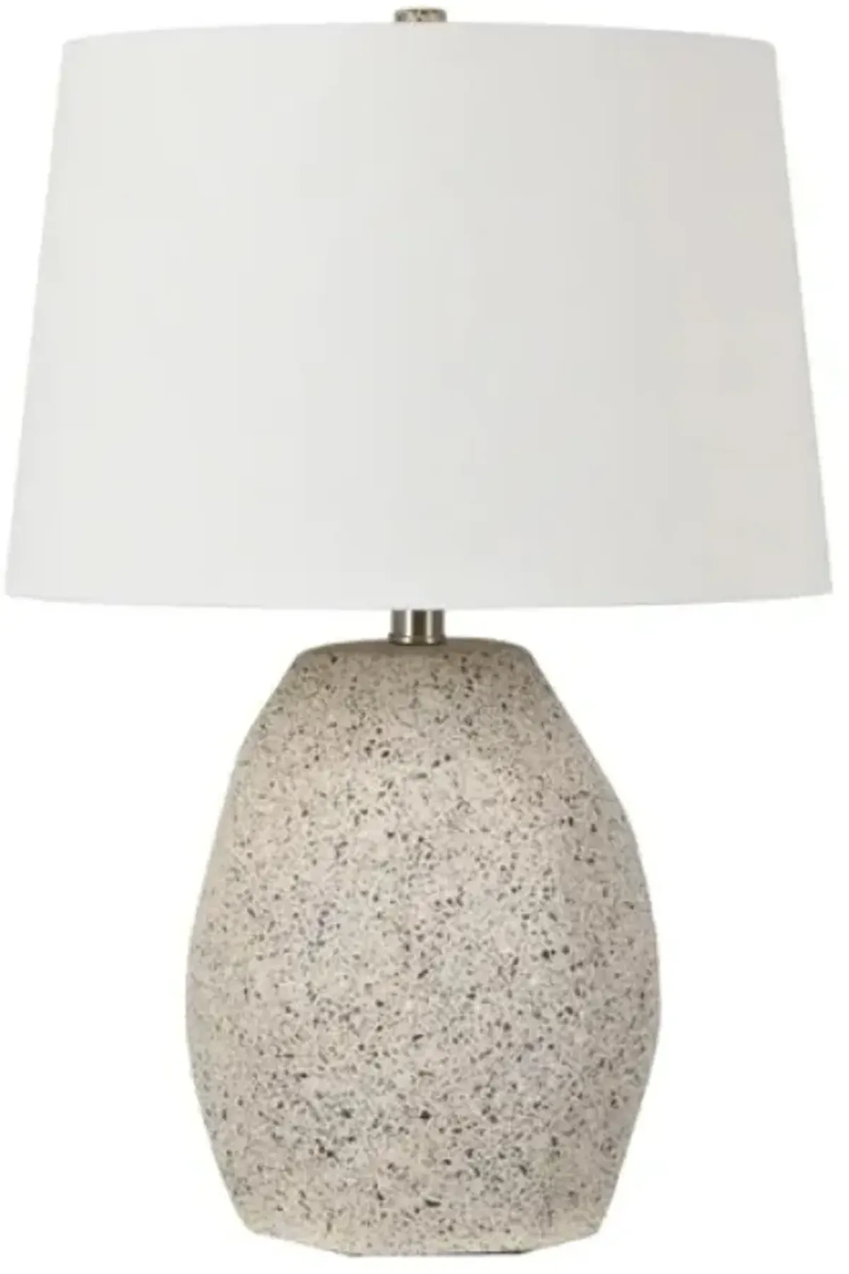 Crestview Collection Fiesta Faceted Terrazzo White 22" Accent Lamp