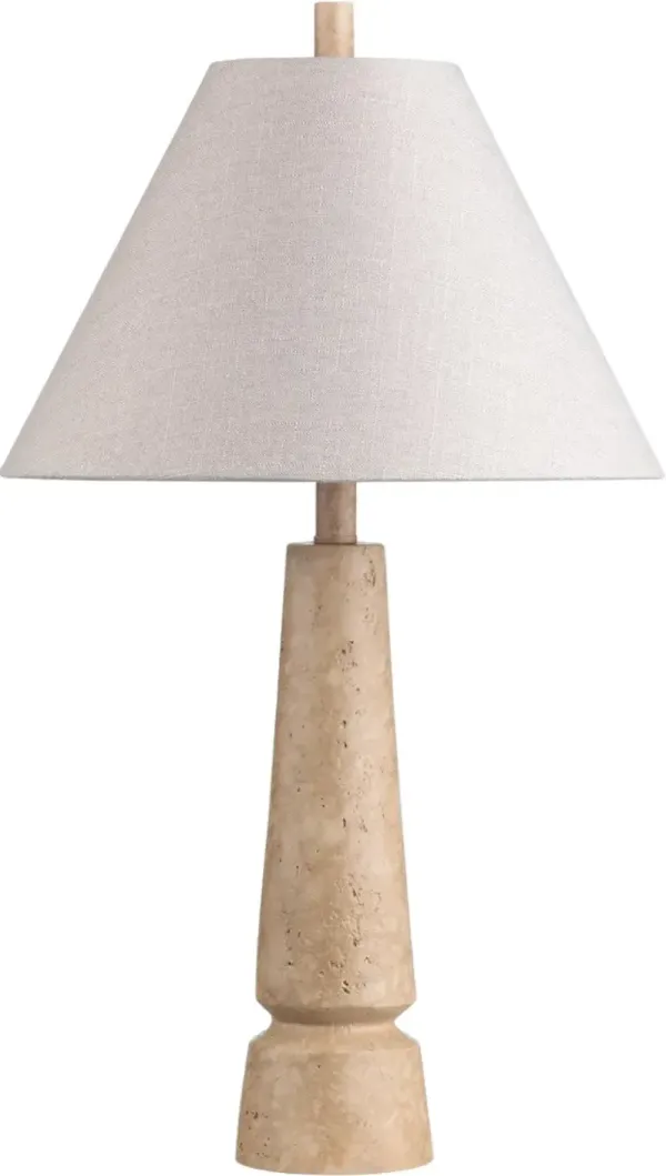 Crestview Collection Butler White/Brown Table Lamp