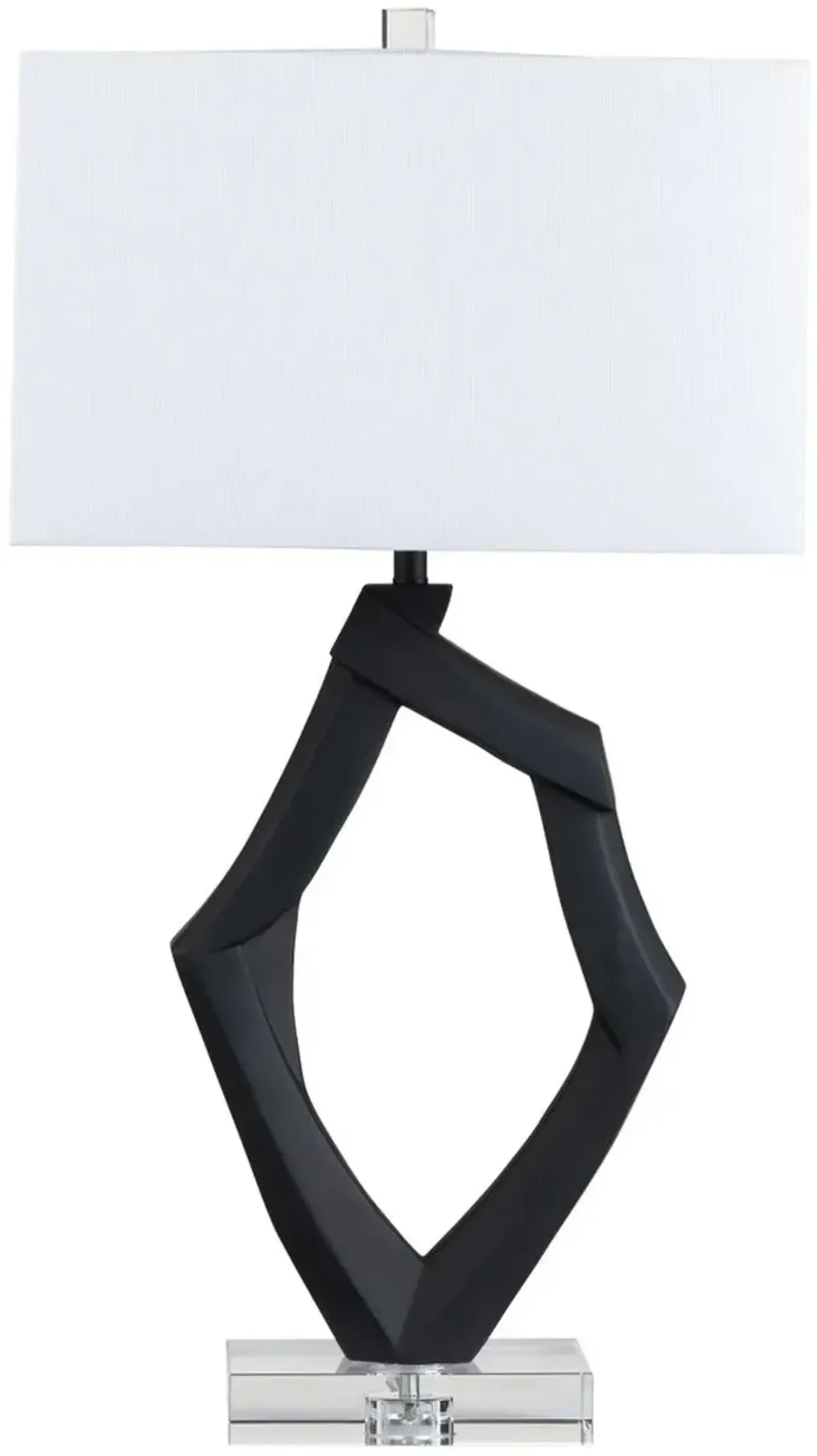 Crestview Collection Laurence Whimsical Black Table Lamp