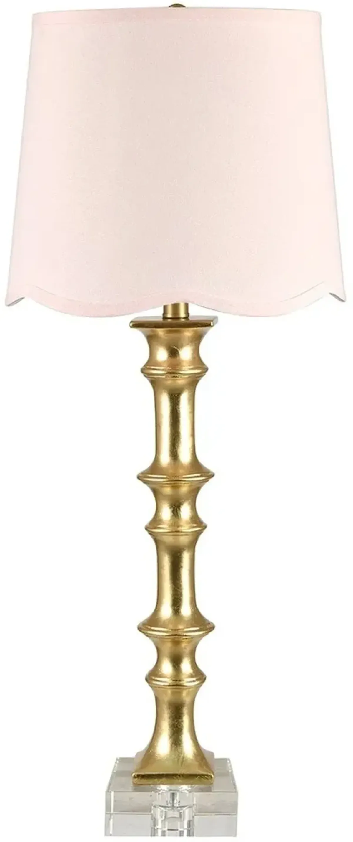 Crestview Collection Romy Pink Table Lamp