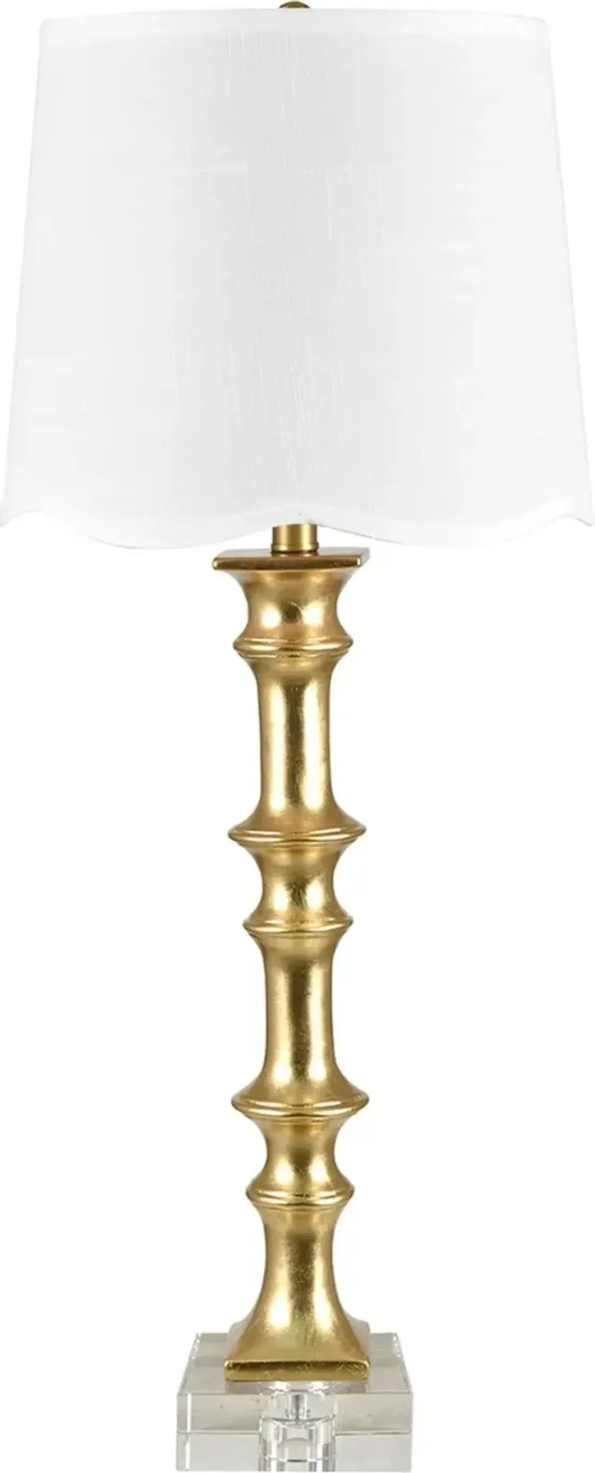 Crestview Collection Romy White Table Lamp