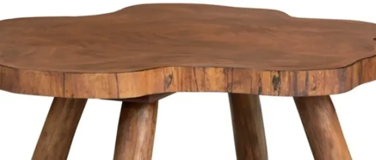 Crestview Collection Woodland Brown Cocktail Table
