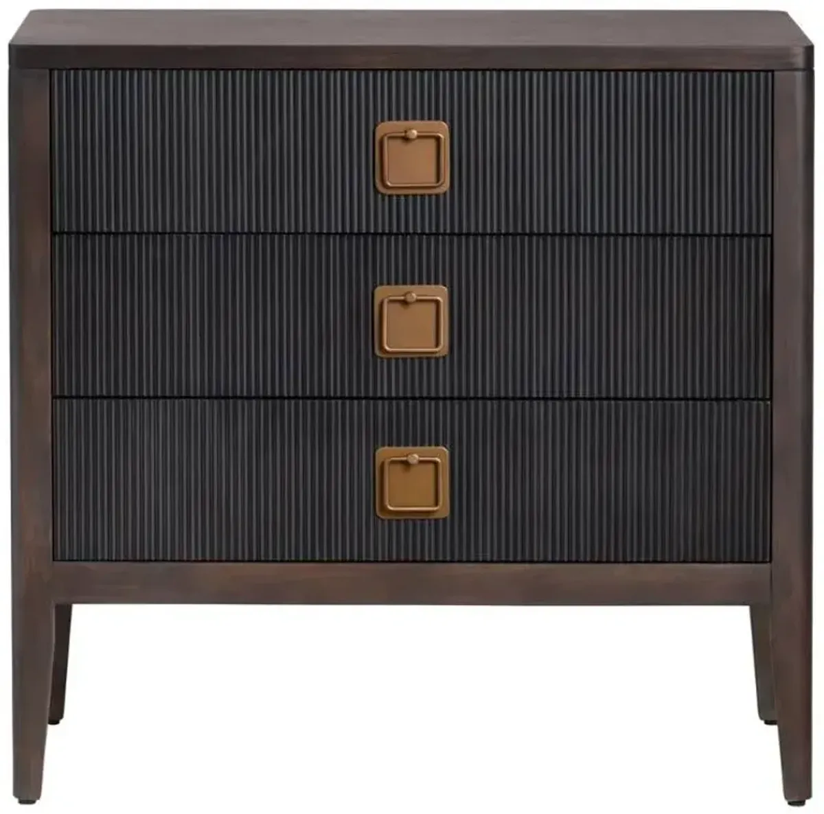 Crestview Collection Worthington Black/Dark Brown Chest