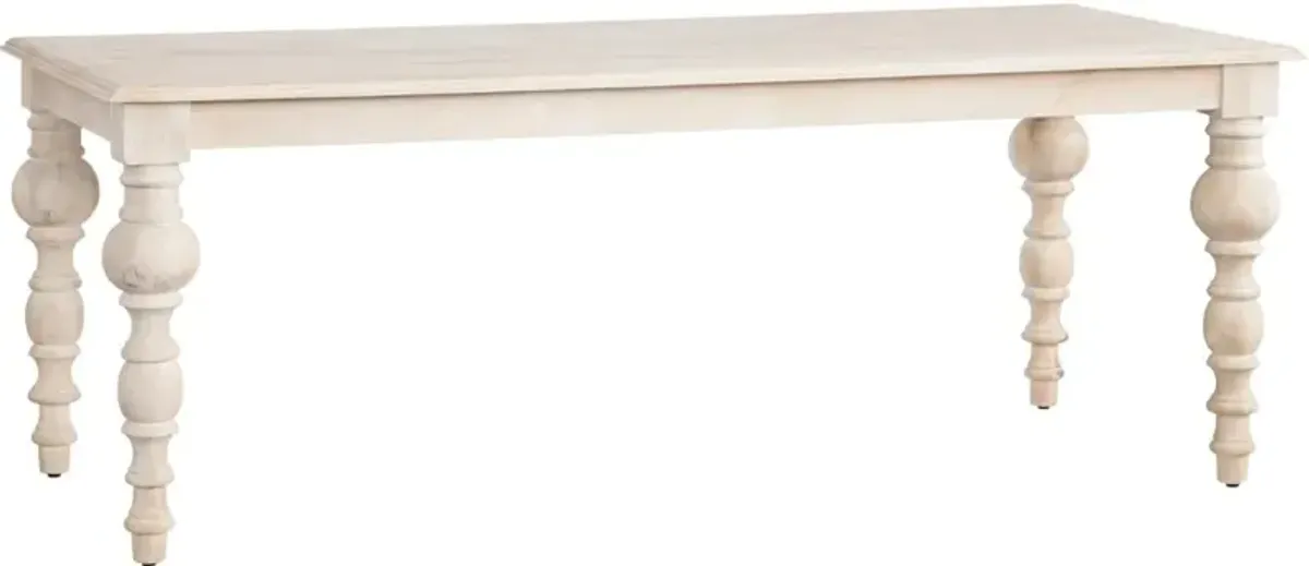 Crestview Collection Harvest 7-Piece Green/White Dining Set