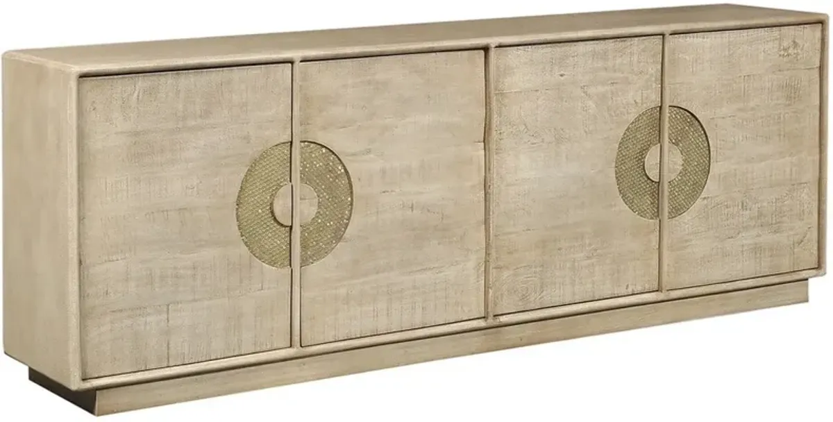 Crestview Collection Westhaven Natural Four-Door Sideboard