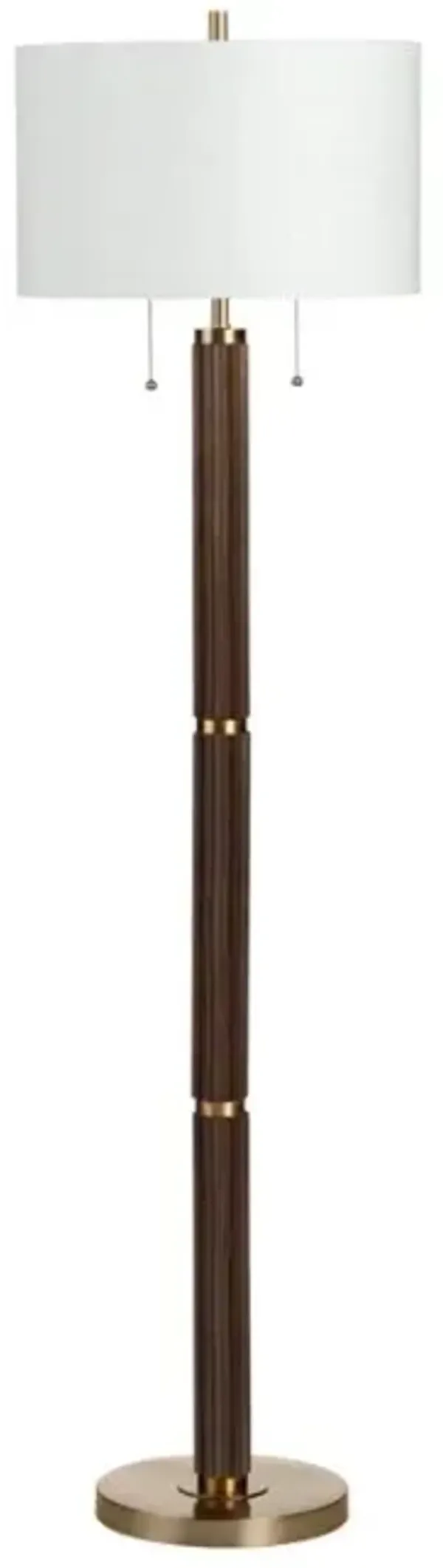 Crestview Collection Arlo Brown Floor Lamp