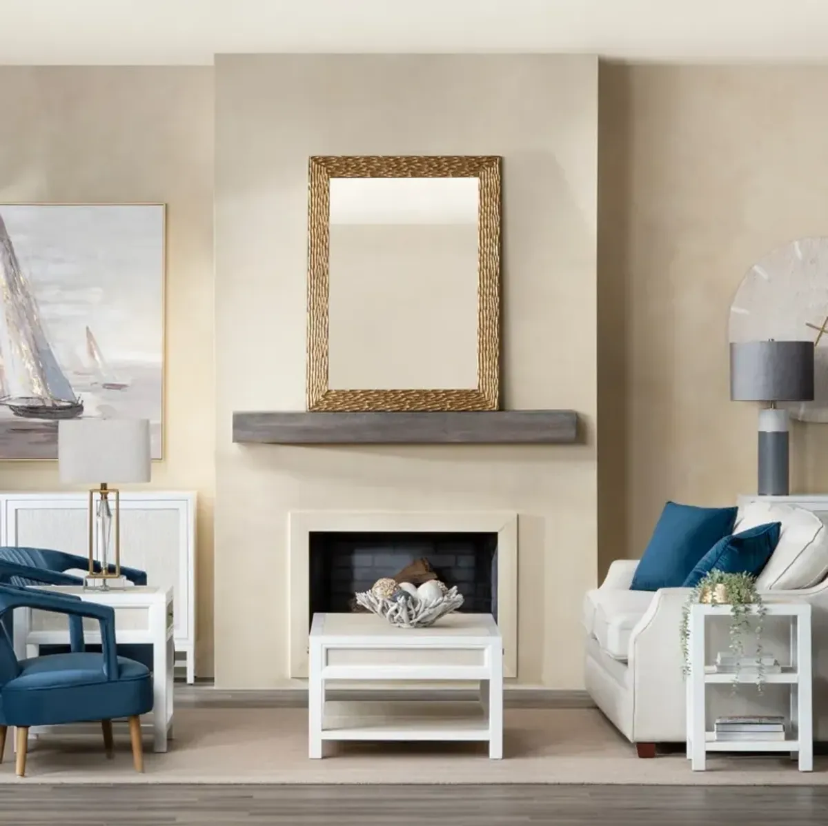 Crestview Collection Carlisle Gold Mirror