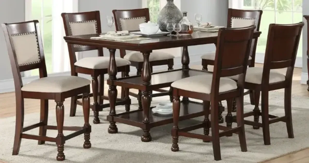 Avalon Furniture 961 7 Piece Dining Set