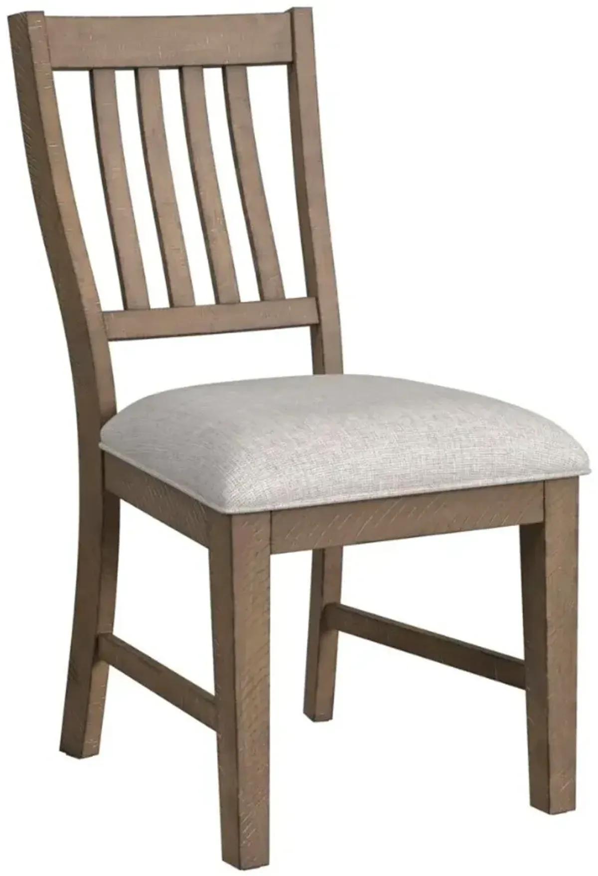 Elements International Yellowstone 7-Piece Gray/Medium Brown Dining Set