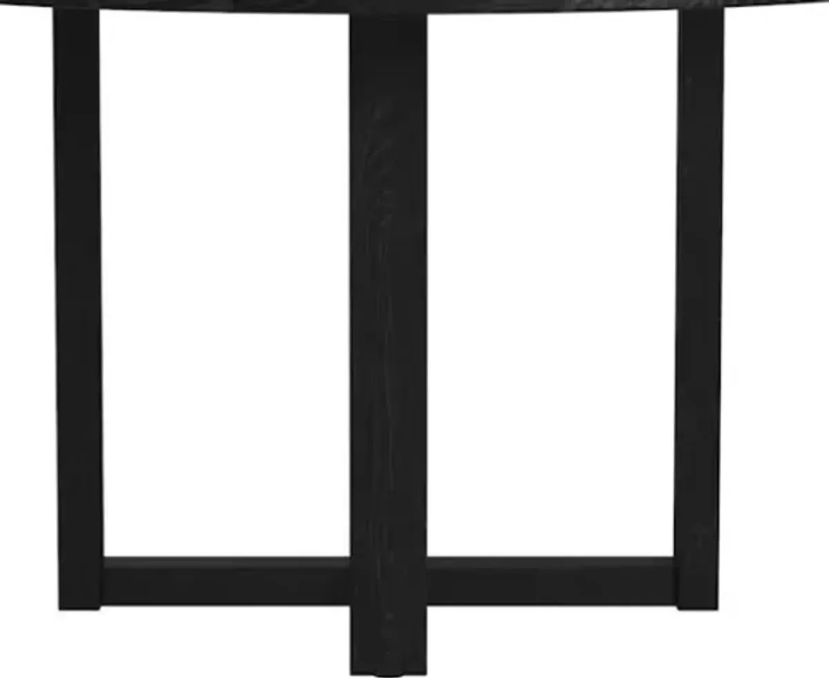 Elements International Bahama Breeze Black Round Dining Table