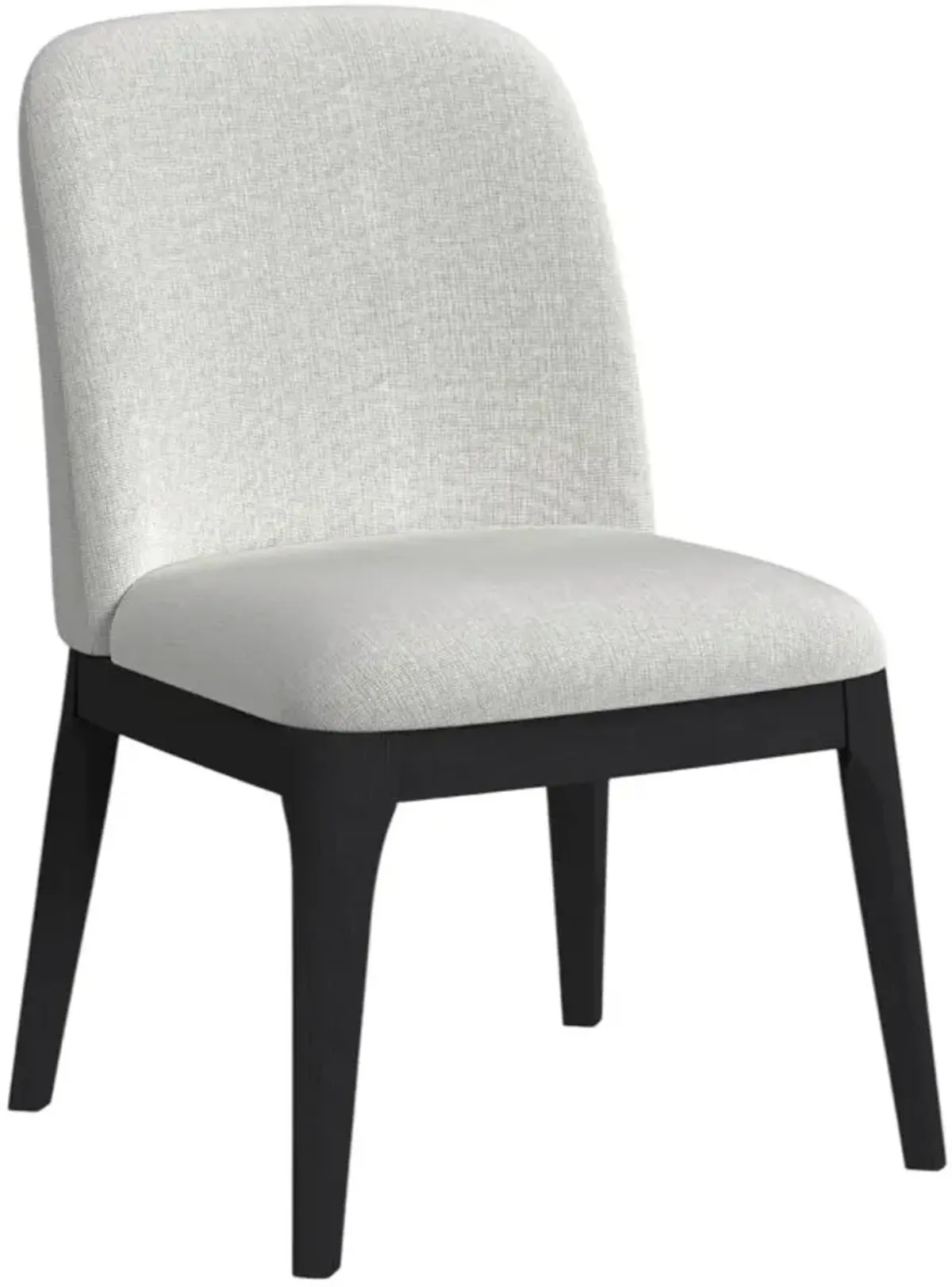 Elements International Rosalie Black/White Side Chair