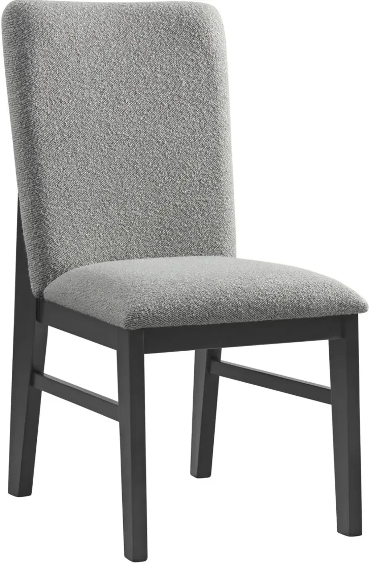 Elements International Portland Black/Grey Dining Side Chair